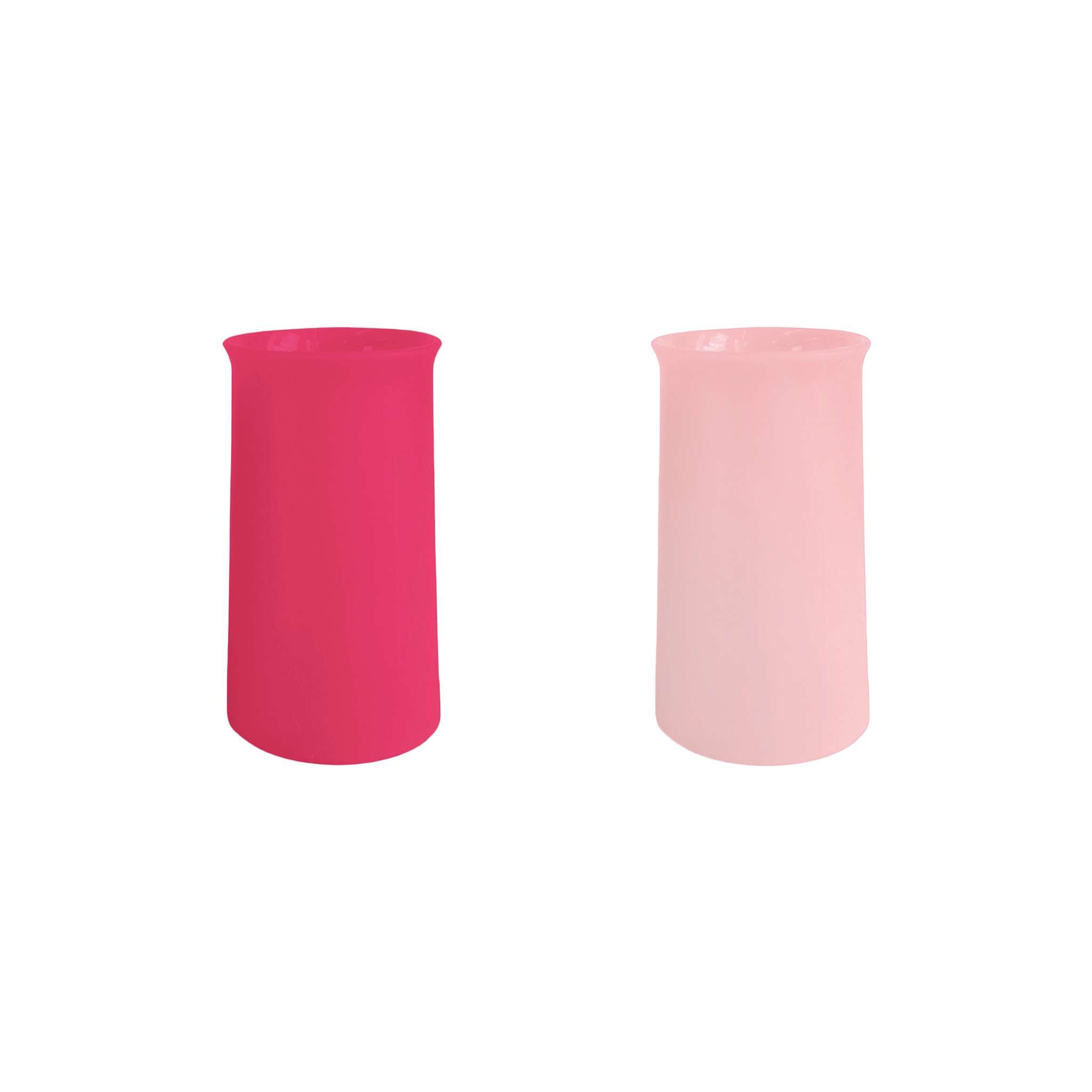 PORTER GREEN – STEGG 480ML SILICONE DRINK GLASS - CHERRY & BLUSH
